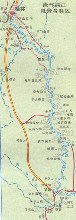 漓江下りの地図