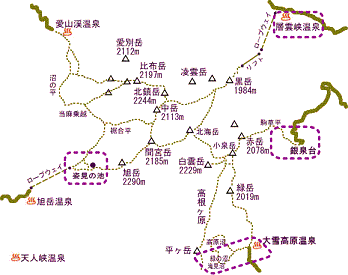 大雪山map
